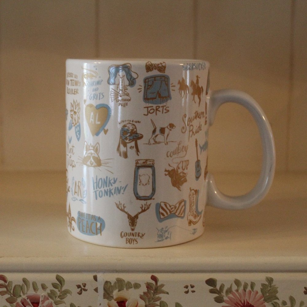 Country Southern Pride Mug "Primitives By Kathy" 16oz